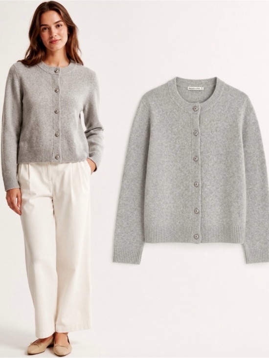 Abercrombie & Fitch Sweaters - Abercrombie & Fitch Crew Cardigan